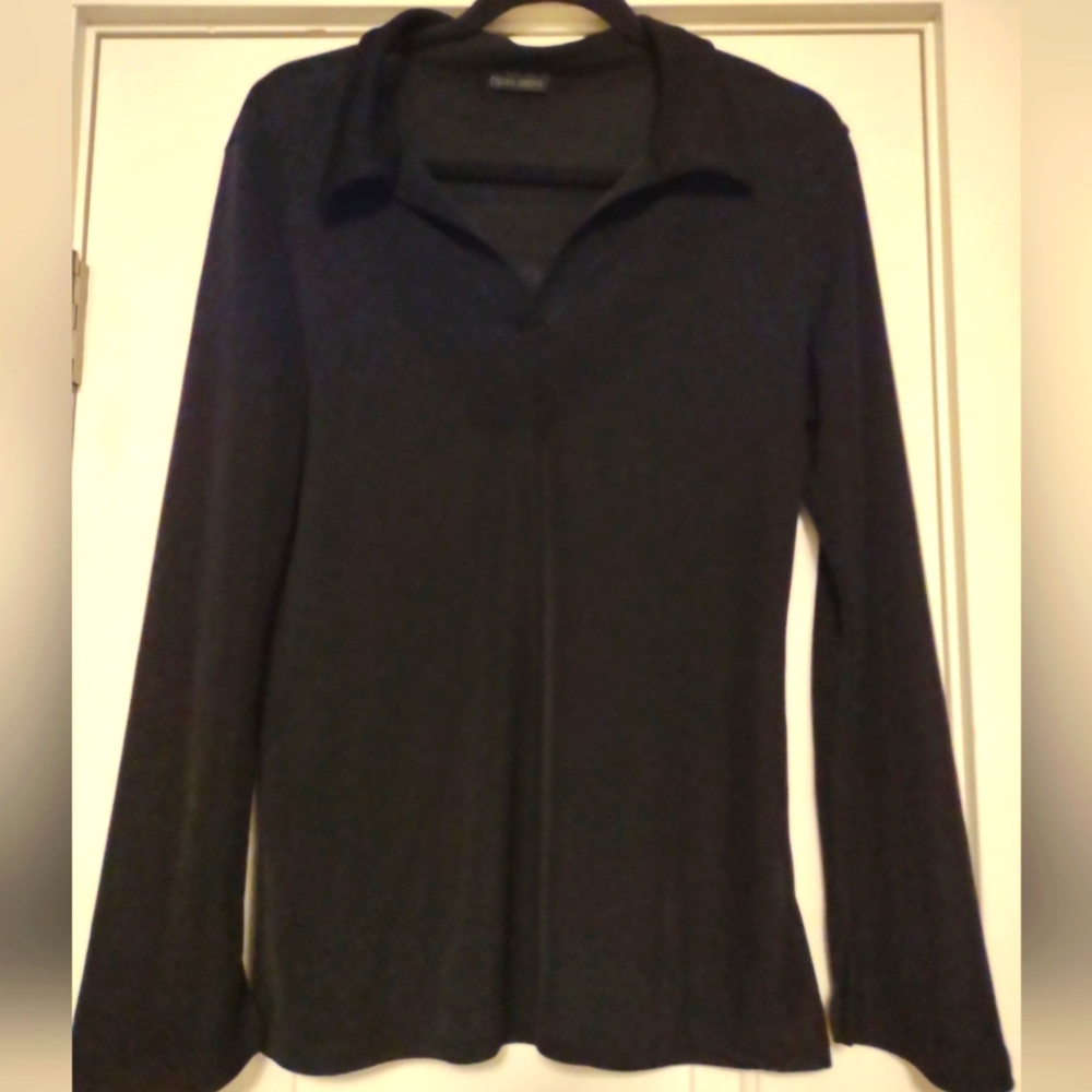 Doki Geki Black SZ L Long Sleeve Top